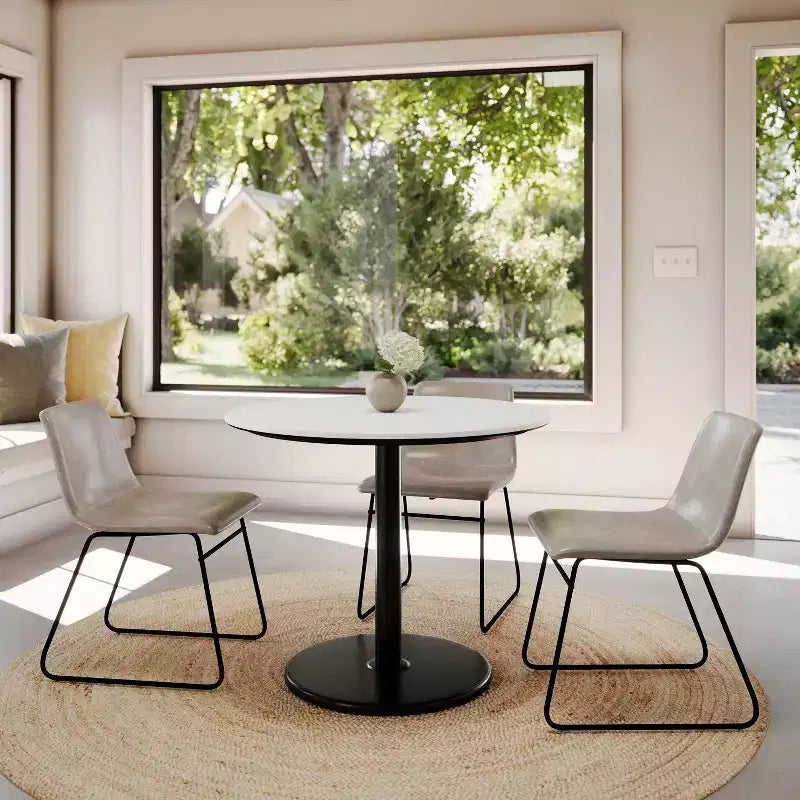 Flash Furniture Acadia Tabletop with TopGuard HPL Technology and Table Height Base