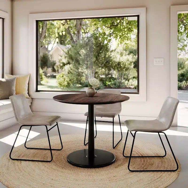 Flash Furniture Acadia Tabletop with TopGuard HPL Technology and Table Height Base