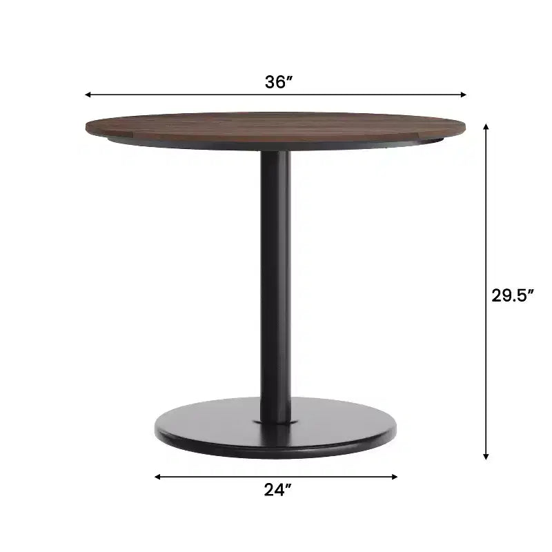 Flash Furniture Acadia Tabletop with TopGuard HPL Technology and Table Height Base