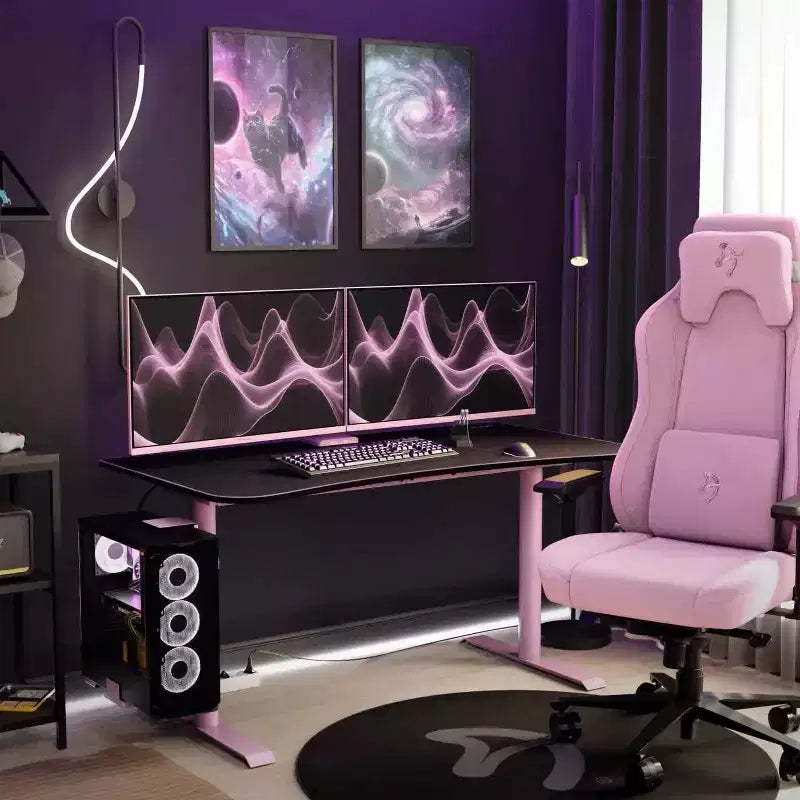 Arozzi Arena Compact Curved Gaming Desk
