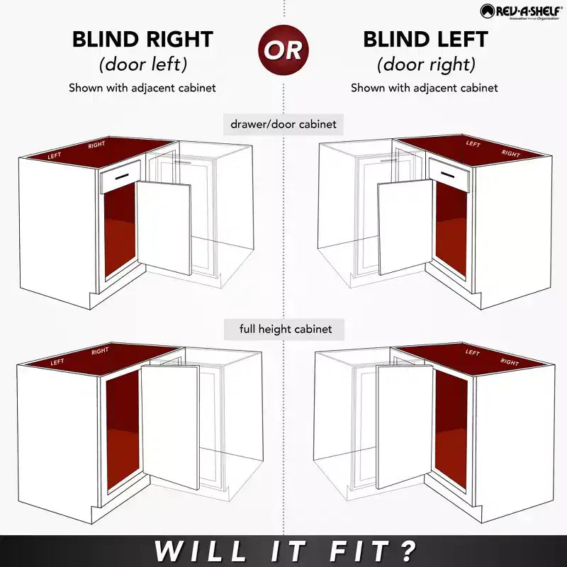 Rev-A-Shelf Chrome Two-Tier Wire Bottom Optimizer for 15 Blind Corner Cabinet Openings, Storage Organizer with 4 Shelves, 5PSP-15-CR