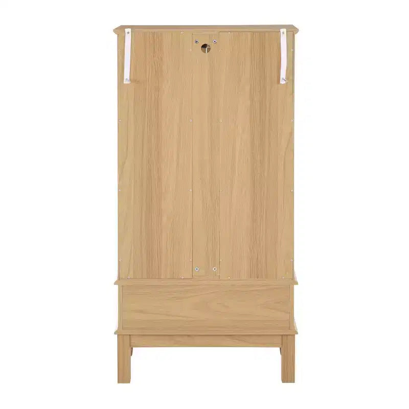 MAYEERTY Bathroom Vanity Cabinet Waterproof MDF Sink Cutout 2 Soft-Close Drawers