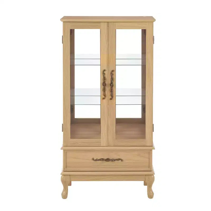 MAYEERTY Bathroom Vanity Cabinet Waterproof MDF Sink Cutout 2 Soft-Close Drawers