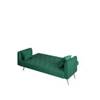Divano a due posti convertibile 71, divano letto in velluto per soggiorno, camera da letto, ufficio - ModernLuxe