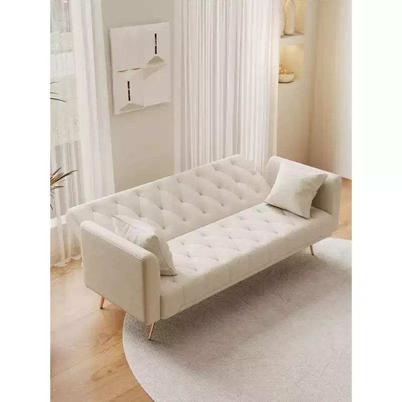 Divano a due posti convertibile 71, divano letto in velluto per soggiorno, camera da letto, ufficio - ModernLuxe