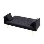 Divano a due posti convertibile 71, divano letto in velluto per soggiorno, camera da letto, ufficio - ModernLuxe