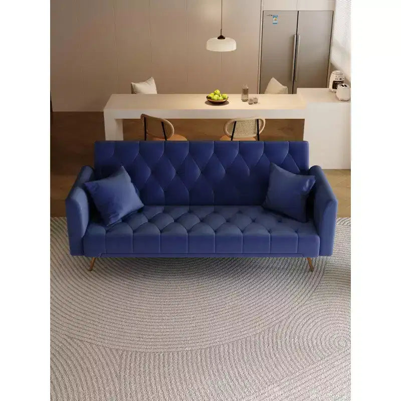 Divano a due posti convertibile 71, divano letto in velluto per soggiorno, camera da letto, ufficio - ModernLuxe