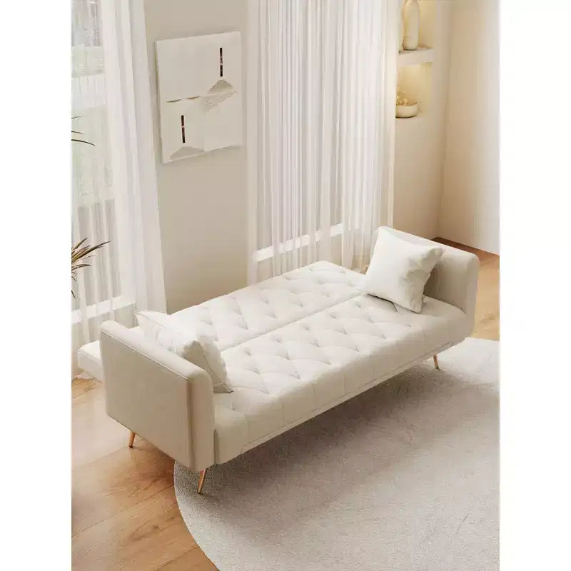 Divano a due posti convertibile 71, divano letto in velluto per soggiorno, camera da letto, ufficio - ModernLuxe