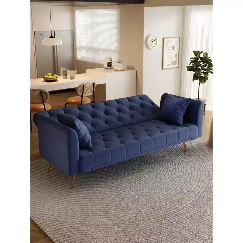 Divano a due posti convertibile 71, divano letto in velluto per soggiorno, camera da letto, ufficio - ModernLuxe