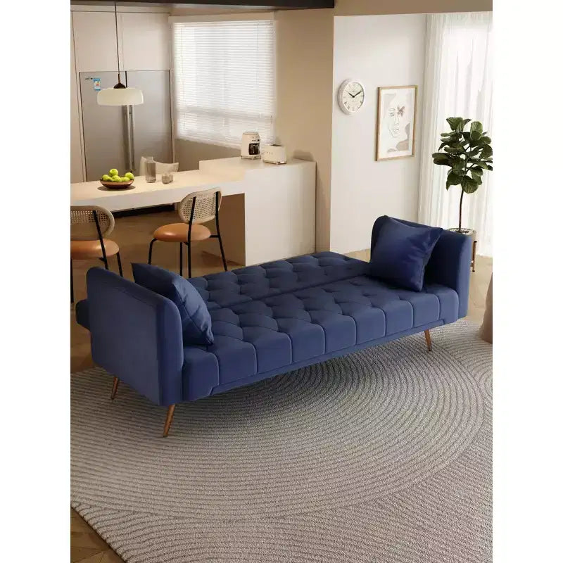 Divano a due posti convertibile 71, divano letto in velluto per soggiorno, camera da letto, ufficio - ModernLuxe