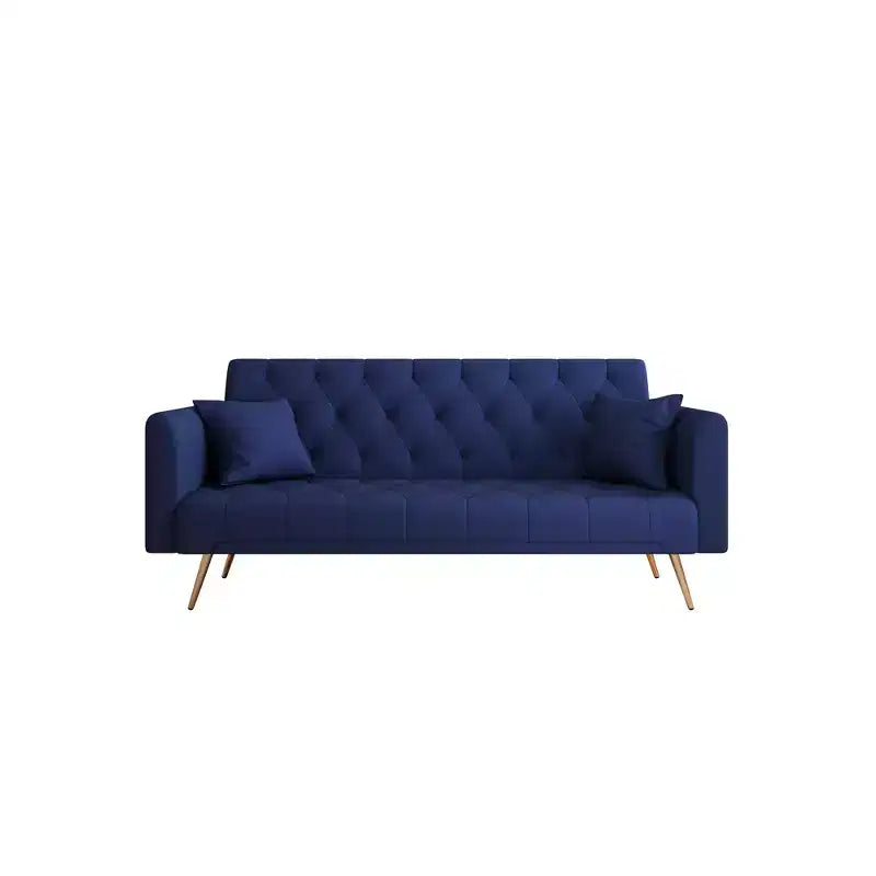 Divano a due posti convertibile 71, divano letto in velluto per soggiorno, camera da letto, ufficio - ModernLuxe