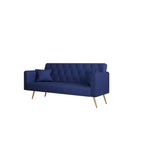 Divano a due posti convertibile 71, divano letto in velluto per soggiorno, camera da letto, ufficio - ModernLuxe