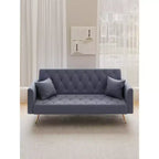 Divano a due posti convertibile 71, divano letto in velluto per soggiorno, camera da letto, ufficio - ModernLuxe