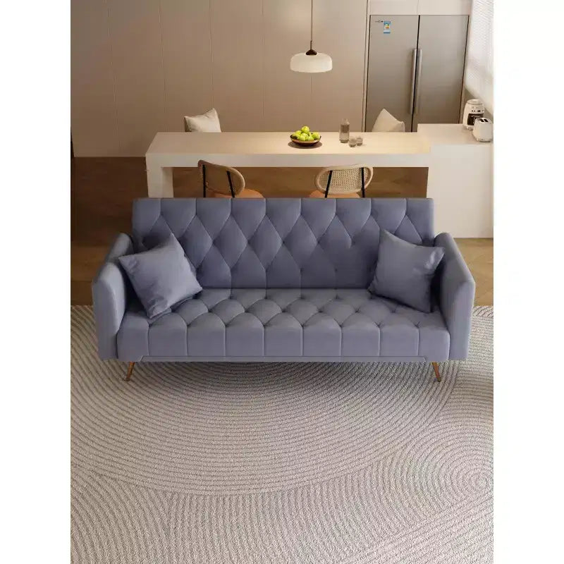 Divano a due posti convertibile 71, divano letto in velluto per soggiorno, camera da letto, ufficio - ModernLuxe