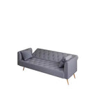 Divano a due posti convertibile 71, divano letto in velluto per soggiorno, camera da letto, ufficio - ModernLuxe