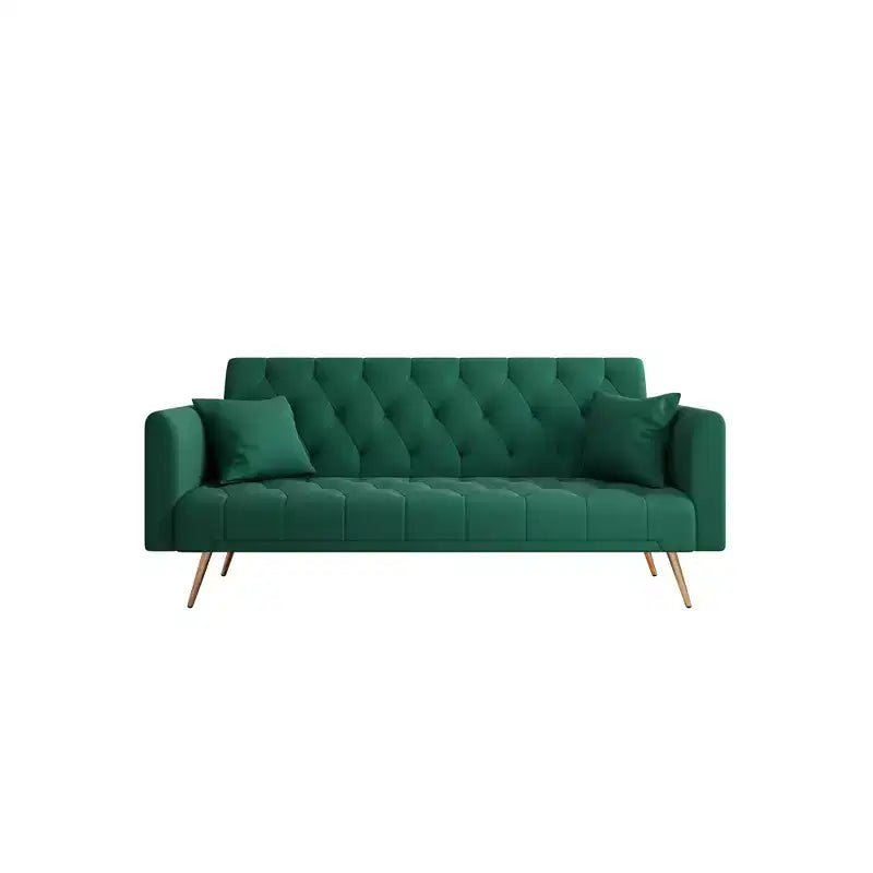 Divano a due posti convertibile 71, divano letto in velluto per soggiorno, camera da letto, ufficio - ModernLuxe