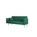 Divano a due posti convertibile 71, divano letto in velluto per soggiorno, camera da letto, ufficio - ModernLuxe