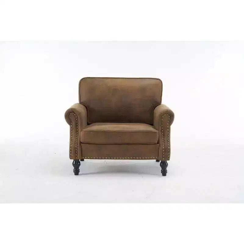 Karl Home | Poltrona singola classica color ruggine