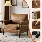 Karl Home | Poltrona singola classica color ruggine
