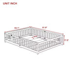 MAYEERTY Letto Matrimoniale Imbottito in Lino con Supporto Lombare e Design Silenzioso