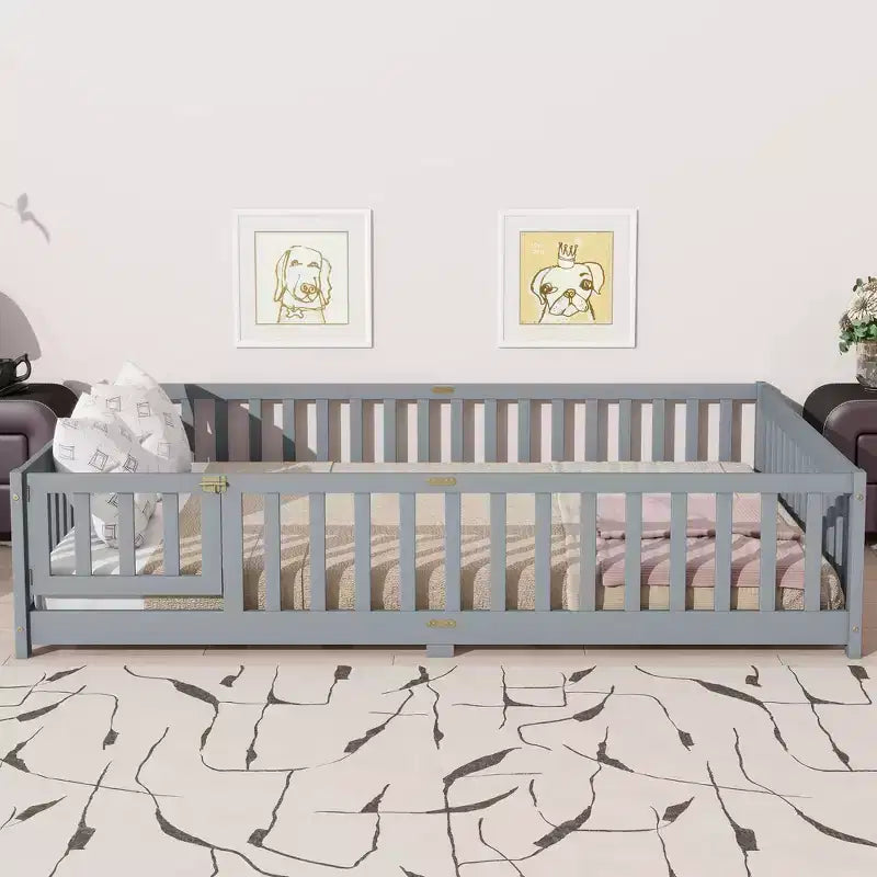 MAYEERTY Letto Matrimoniale Imbottito in Lino con Supporto Lombare e Design Silenzioso
