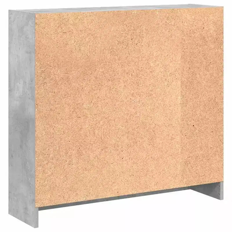 vidaXL Libreria Grigio Cemento in Legno Ingegnerizzato, Libreria Compatta