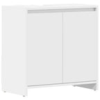 vidaXL Bathroom Cabinet White Engineered wood Medium Bathroom Cabinet