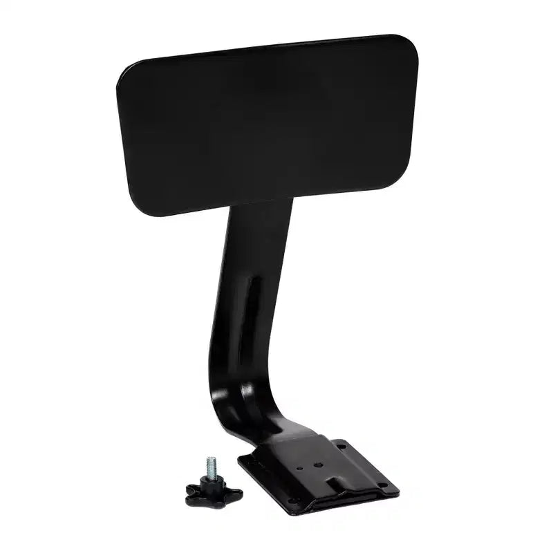 Hampden Furnishings Set of 2 32"-39" Height Adjustable Heavy Duty Steel Accent Barstools with Backrest Black: Modern Design