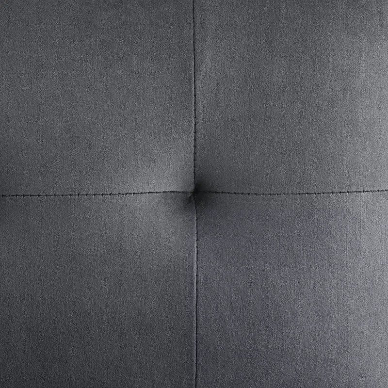 Sgabello da Bar Privy in Velluto con Prestazioni in Acciaio Inossidabile Oro/Antracite - Modway: Sedile Quadrato Imbottito, Design Moderno, Altezza Fissa