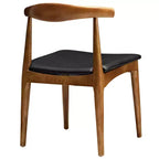Sedia da pranzo Tracy nera - Modway: design di metà secolo, struttura in legno, rivestimento in vinile, nessun assemblaggio richiesto