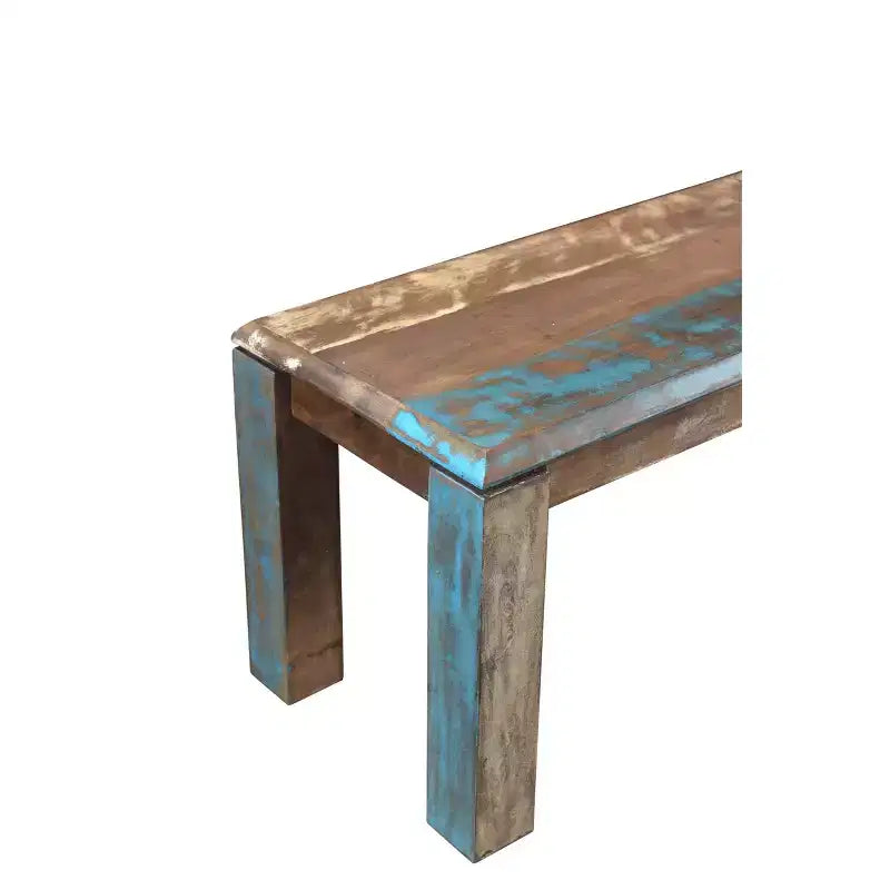 60" Old Reclaimed Wood Bench Brown - Timbergirl: Rustic Rectangle Dining Bench, Seats 1, Dry Dust Care