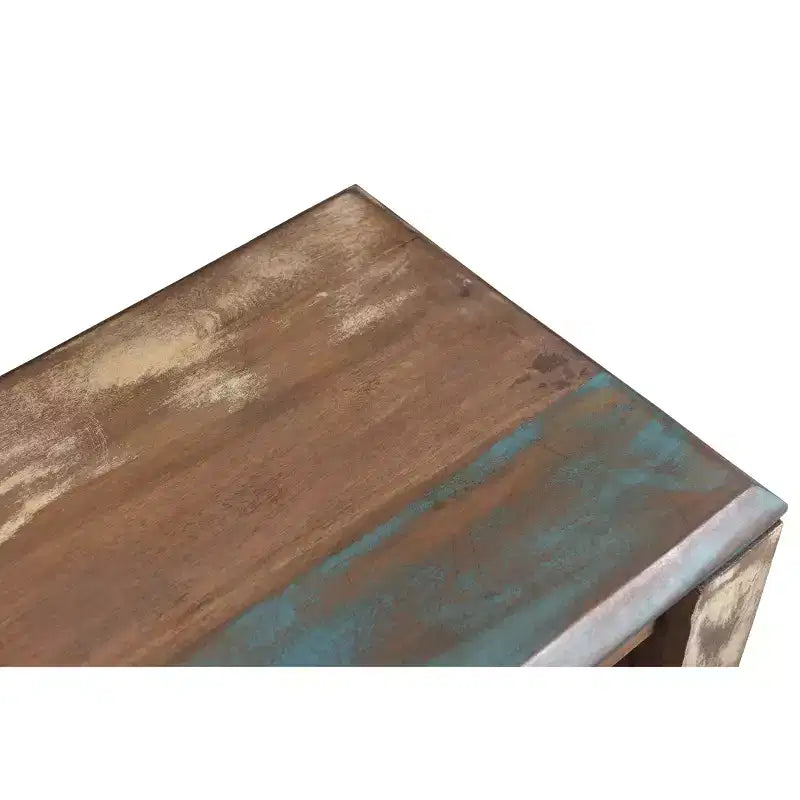 60" Old Reclaimed Wood Bench Brown - Timbergirl: Rustic Rectangle Dining Bench, Seats 1, Dry Dust Care