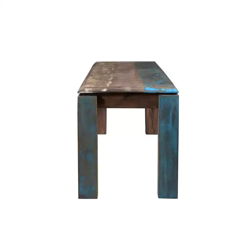 60" Old Reclaimed Wood Bench Brown - Timbergirl: Rustic Rectangle Dining Bench, Seats 1, Dry Dust Care