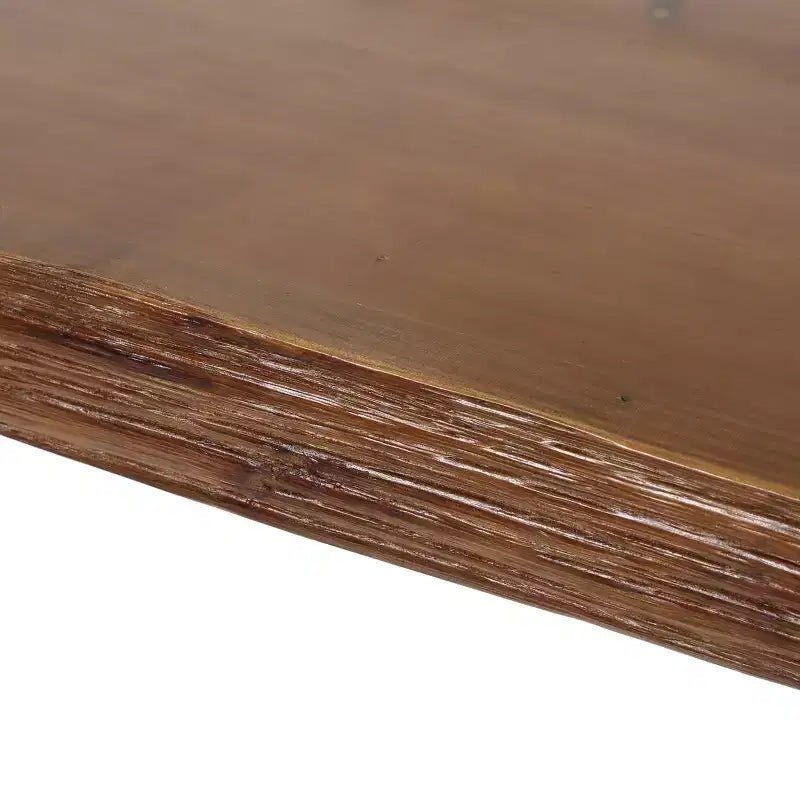 Christopher Knight Home Chana Industrial Live Edge Rectangular Bar Table Natural: Pub Style, High Dining