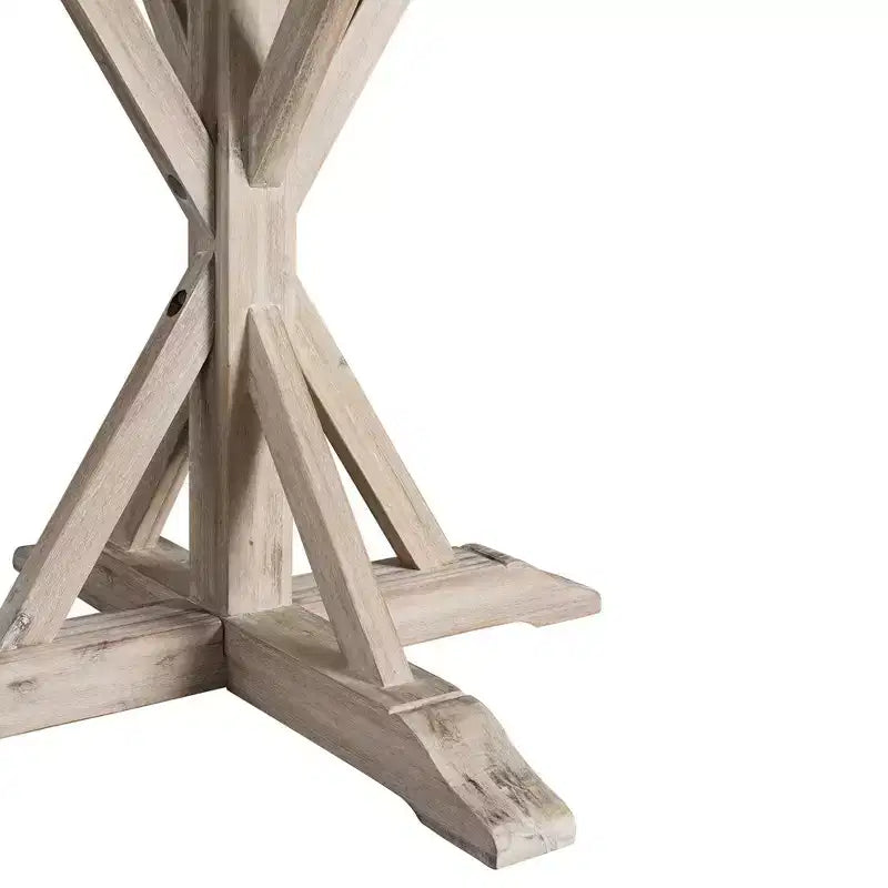 Picket House Furnishings Keaton Round Counter Height Dining Table Beach: 36" High, Pedestal Base, Seats 4