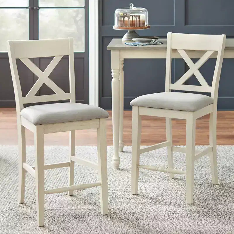 Lifestorey 3pc Montreal Counter Height Dining Set White