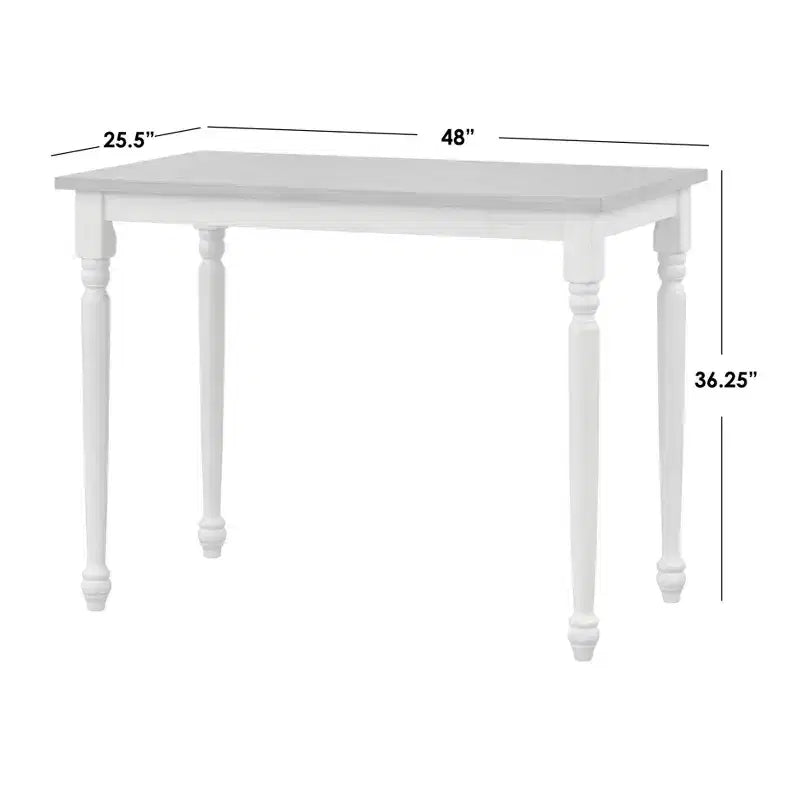 Lifestorey 3pc Montreal Counter Height Dining Set White