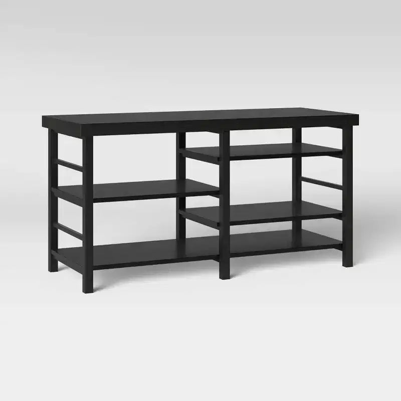Mobile TV con Contenitore Regolabile per TV fino a 50", Finitura Effetto Legno Nero - Room Essentials™