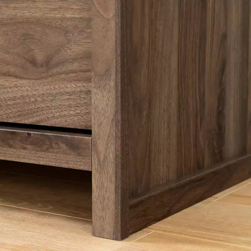Tao 2 Drawer Nightstand Natural Walnut - South Shore