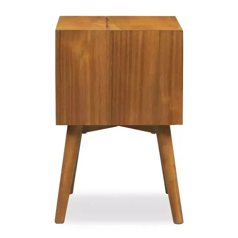 Edgemod Dorsey Mid-Century Nightstand Light Brown