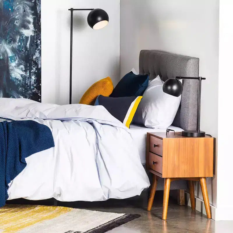 Edgemod Dorsey Mid-Century Nightstand Light Brown