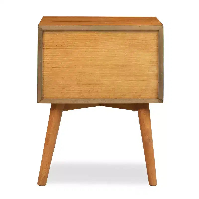 Edgemod Dorsey Mid-Century Nightstand Light Brown