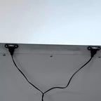 Comodino a 2 cassetti Tenaya con cassetto nascosto e porte USB Argento - HOMES: Inside + Out