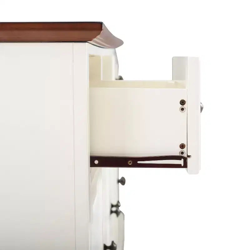 Mobili porta TV ad angolo Shelby per televisori fino a 65" bianchi - Crosley: ante in vetro smussato, vano portaoggetti per dispositivi multimediali, gestione cavi