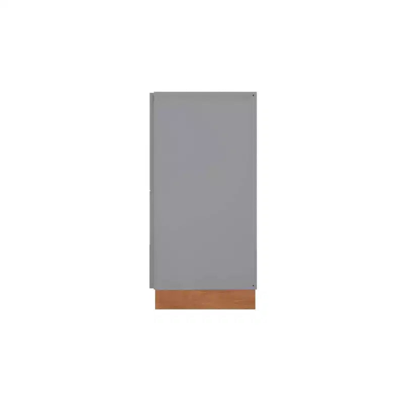 29.92" Cornelia Cabinet Gray/Natural - Manhattan Comfort: Multi-Use Stand & Bookcase