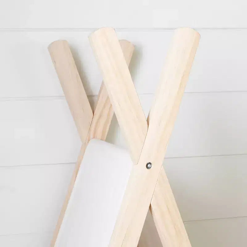 59.25" Sweedi Tent Shelving Unit Natural Cotton/Pine - South Shore