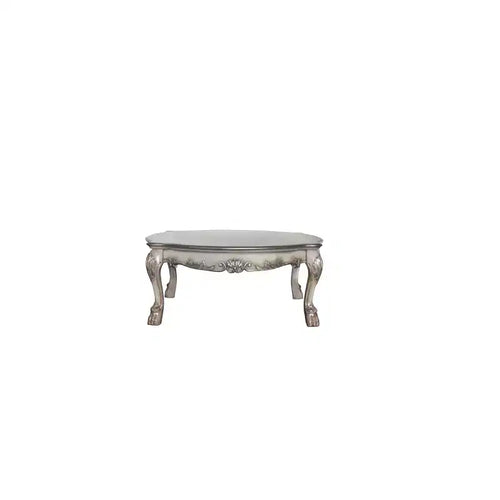 Tavolino da caffè Dresden da 55" vintage bianco osso - Acme Furniture