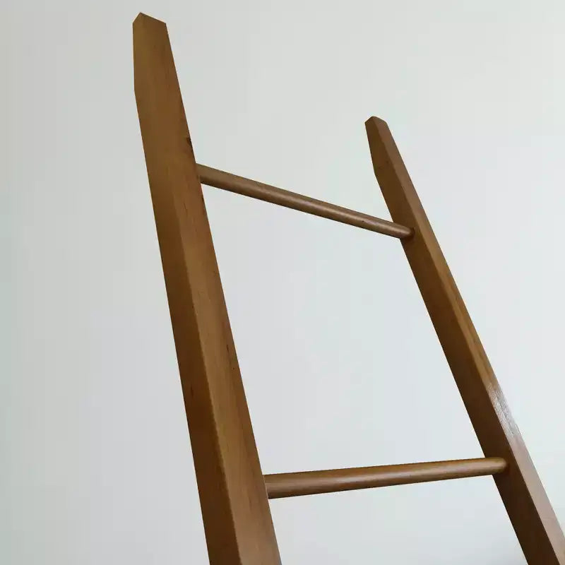 Decorative Ladder Natural Cherry - Flora Home: Solid Wood Towel Holder, 5-Rung Design