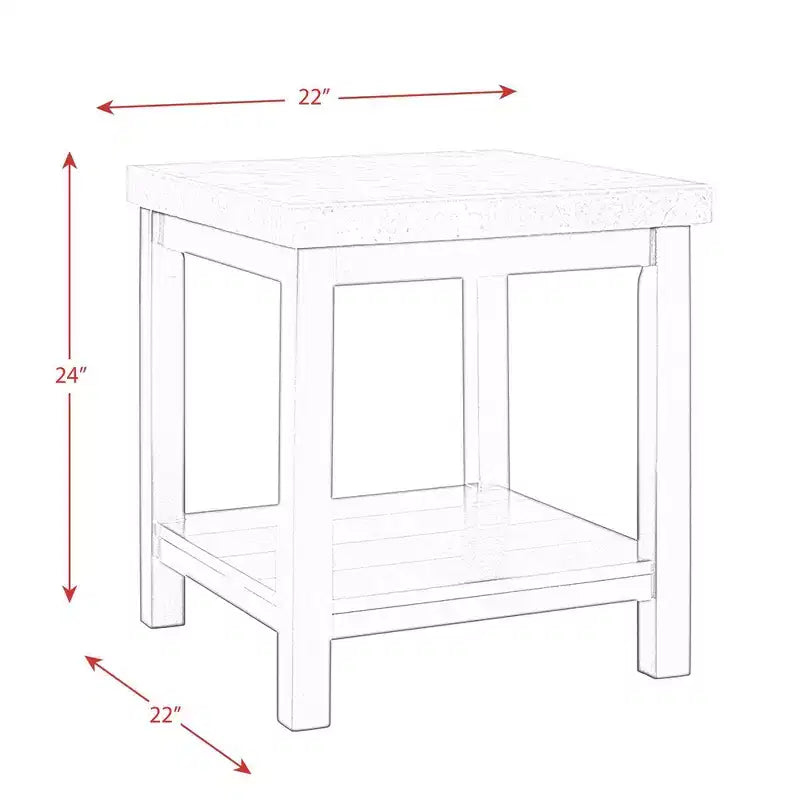 3pc Caleb Occasional Table Set Espresso - Picket House Furnishings