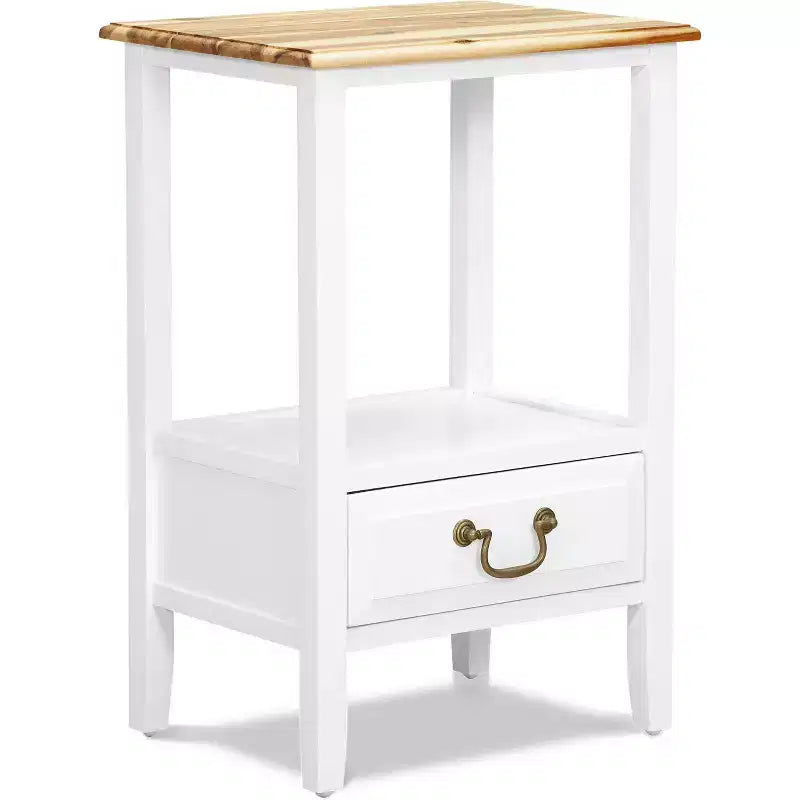 Harris End Table White - ClickDecor